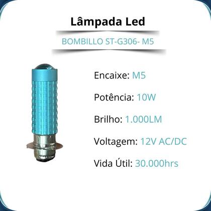 Imagem de Lâmpada Led Stallion M5 Yamaha NEO 125 2016 2017 2018 2019 2020 2021 2022 2023 2024