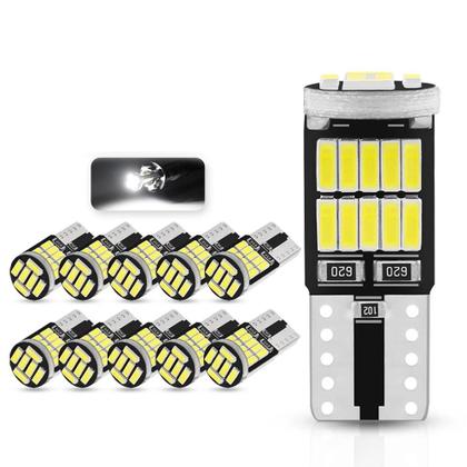 Imagem de Lâmpada LED T10 W5W 194 501 Canbus - Branca Pura - 26 SMD 4014 Chip - Livre de Erros