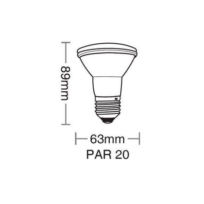 Lâmpada Led Taschibra Par 20 7W Bivolt E27 Imagem de Lâmpada Led Taschibra Par 20 7W Bivolt E27
