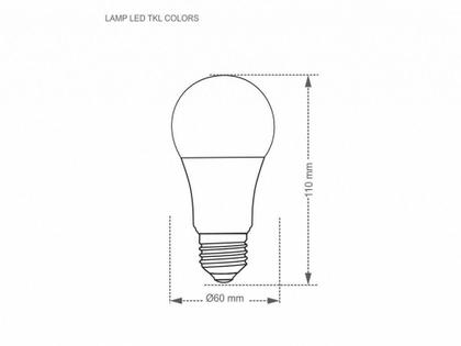 Imagem de Lâmpada Led Taschibra TKL COLORS 5W