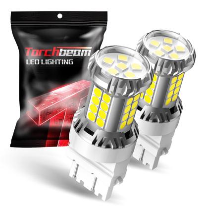 Imagem de Lâmpada LED Torchbeam 3157 3156 Reverse Lights 6000K White 38-SMD