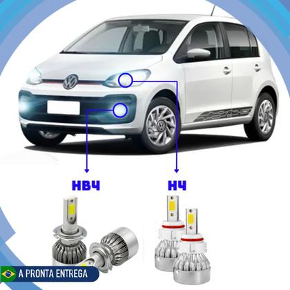 Imagem de Lâmpada Led Up 2014 - 2021 Kit H4 Hb4 V10 - Efeito Xênon