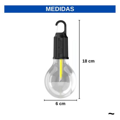Imagem de Lâmpada Luminária Em Led Recarregável Ideal Para Acampamento, Barraca, Pescaria
