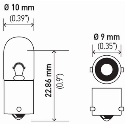 Imagem de Lampada Miniatura T2.75 12v 4w Ba9s