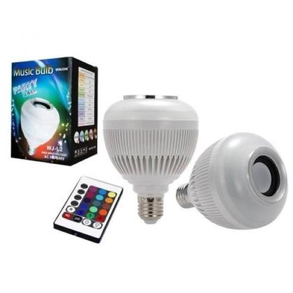 Imagem de Lampada Musical De Led Bulbo Bluetooth Com Controle Remoto