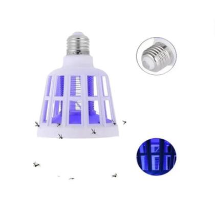 Imagem de Lâmpada Noturna Repelente Led Armadilha Mata Mosquito 110v