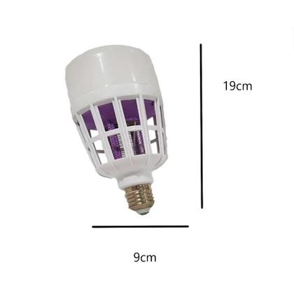 Imagem de Lâmpada Noturna Repelente Led Armadilha Mata Mosquito 110v