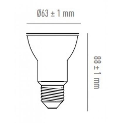 Lampada par 20 led 4,8w e27 6500k bivolt savenergy Imagem de Lampada par 20 led 4,8w e27 6500k bivolt savenergy
