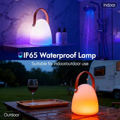 Imagem de Lâmpada para Chuveiro Lazukes Kit com 2 Unidades, LED Recarregável à Prova dÁgua