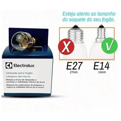 Imagem de Lâmpada Para Fogão E Forno Electrolux Brastemp 220v 25w E14