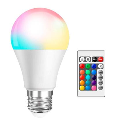 Imagem de Lâmpada RGB Controle Inteligente Com Luz Colorida Iluminação