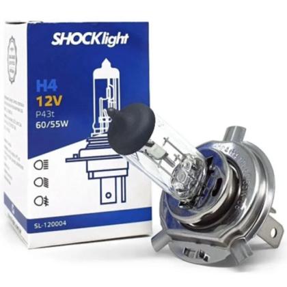 Imagem de Lampada Shocklight Halogena Standart H4 12v 60w 55w P43t
