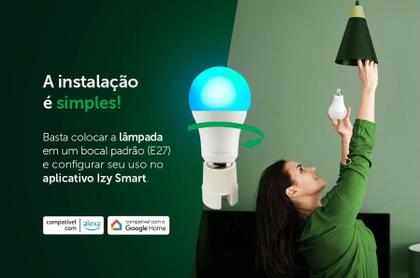 Imagem de Lâmpada Smart Inteligente Com Alexa Wi-fi Ews410 Intelbras