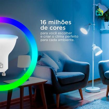 Imagem de Lâmpada Smart Spot Positivo, 4.5W, Wi-Fi, Branco - 11161113