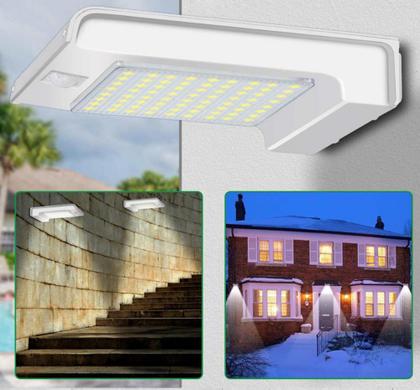 Imagem de Lampada Solar 72 Leds Sensor De Presença e Movimento