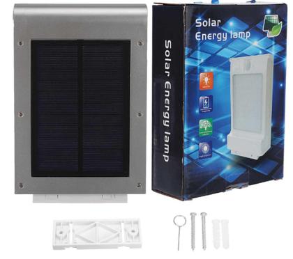 Imagem de Lampada Solar 72 Leds Sensor De Presença e Movimento