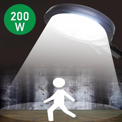 Imagem de Lâmpada Solar Inteligente 200W com Sensor de Movimento e Controle Remoto LKY0044