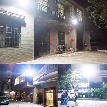 Imagem de Lâmpada Solar LED de Alta Potência (680000LM) com Sensor de Movimento - Ideal para Parede e Rua