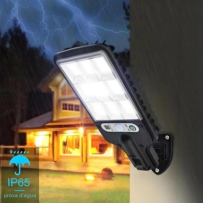 Imagem de Lâmpada Solar LED De Parede Externa Com 3 Modos E Sensor De Presença Para Iluminação De Pátio,