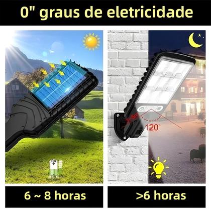 Imagem de Lâmpada Solar LED De Parede Externa Com 3 Modos E Sensor De Presença Para Iluminação De Pátio,