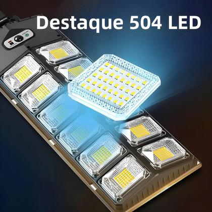 Imagem de Lâmpada Solar Super Brilhante 6500K À Prova d'Água Com Sensor De Movimento E Controle Remoto Para