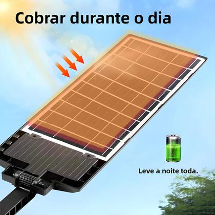 Imagem de Lâmpada Solar Super Brilhante 6500K À Prova d'Água Com Sensor De Movimento E Controle Remoto Para
