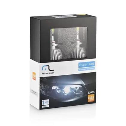 Imagem de Lampada Super Led Automotiva Multilaser HB3 12v 6200k 30w