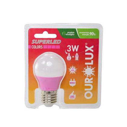 Imagem de Lâmpada Super Led OuroLux Bolinha Colors 3W