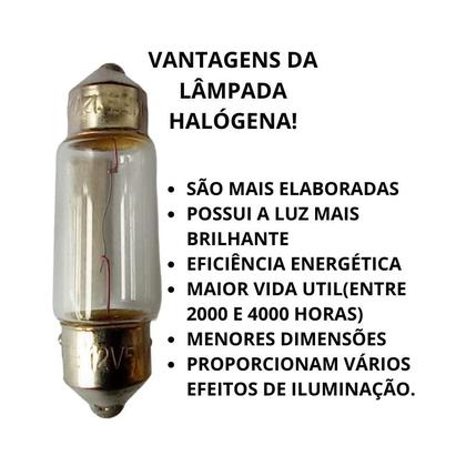 Imagem de Lâmpada torpedo miniatura c5w 12volts 5w 10x36 - sv8.5