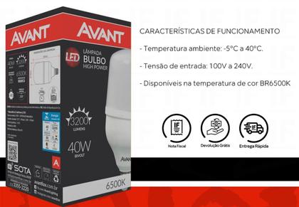 Imagem de Lâmpada Ultra Led 40w Alta Potência Branca Bivolt Avant