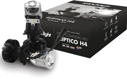Imagem de Lâmpada Ultra Led Conversão Mini Projetor Canhão Eliptico H4 / H7 / HB3 / HB4 / H11
