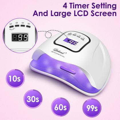 Imagem de Lâmpada UV LED Liteland 150W para Secagem de Unhas em Gel