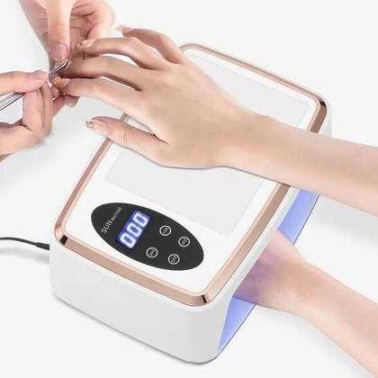 Imagem de Lâmpada UV LED Potente De 90 LEDs Com Sensor De Movimento Para Secagem De Esmalte Em Gel Para Salão