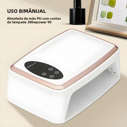 Imagem de Lâmpada UV LED Potente De 90 LEDs Com Sensor De Movimento Para Secagem De Esmalte Em Gel Para Salão