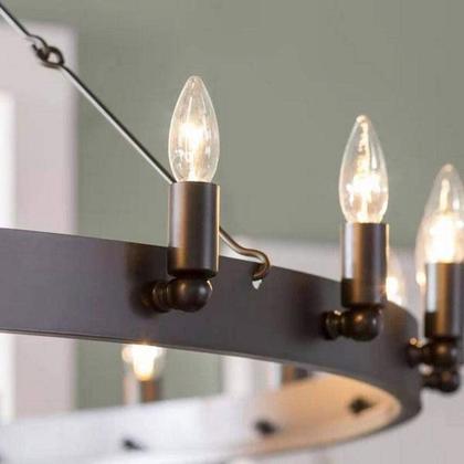 Imagem de Lâmpada Vela Lisa Halogena 28w 220V E27 Clara Dimerizável