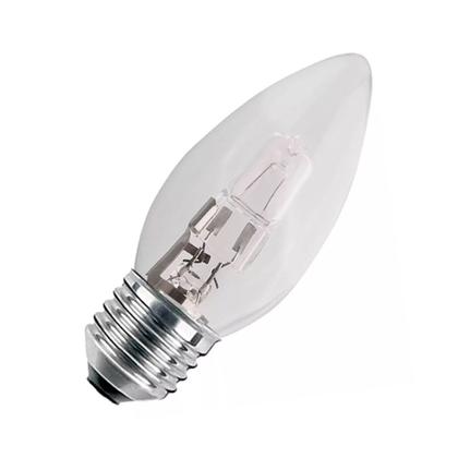 Imagem de Lâmpada Vela Lisa Halogena 28w 220V E27 Clara Dimerizável