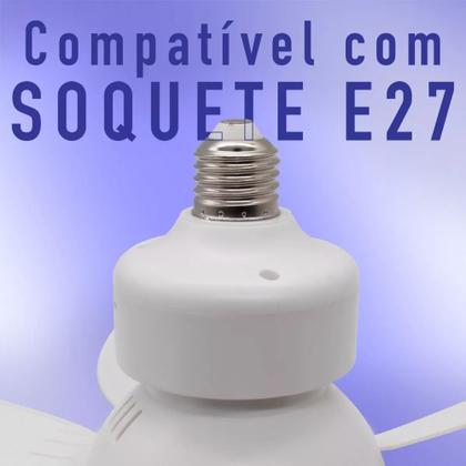 Imagem de Lâmpada Ventilador De Teto E27 Com Led Ajustável Bivolt