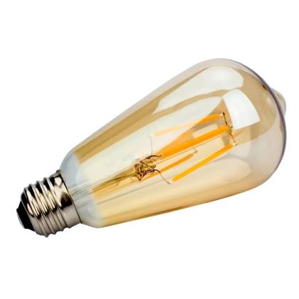 Imagem de Lâmpada Vintage Filamente Led Decorativa Retrô Vintage Âmbar ST64 4W 320LM Gmh Trade LST64-SC-4W