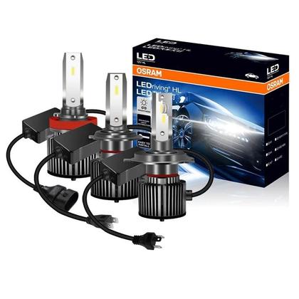 Imagem de Lâmpadas de Farol de Carro LED Super Brilhantes 6000K - H7, H4, H1, H8, H11, H16, HB3, HB4, HIR2, 9012