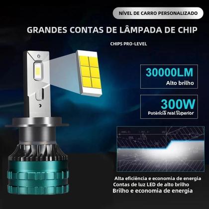 Imagem de Lâmpadas de LED Canbus H4 H7 H8 H9 H11 H1 9005 9006 880 881 H13 9007 H16 para Faróis de Carro