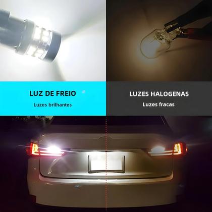 Imagem de Lâmpadas de Sinal de Carro LED 12V 6000K - 2 Peças BA15S P21/5W 1157 BAY15D Canbus