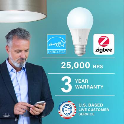 Imagem de Lâmpadas inteligentes Sengled Zigbee SmartThings Alexa, pacote com 6