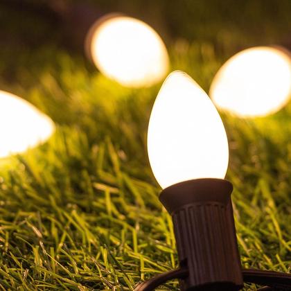 Imagem de Lâmpadas LED Grensk C7 Replacement 0,5 W 2700 K E12, pacote com 25