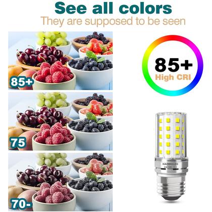 Imagem de Lâmpadas LED HAONIULED de 10 W (equivalente a 100 W) E26 5000K, pacote com 5