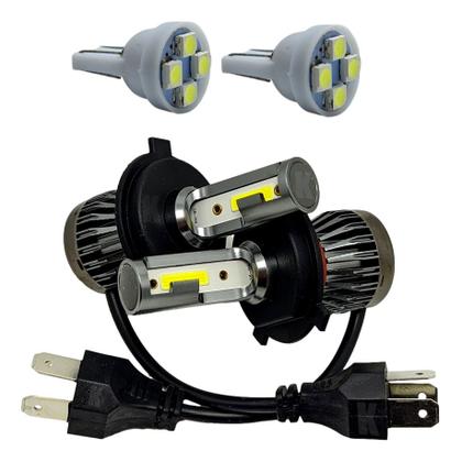 Imagem de Lâmpadas Ultra Led Chevrolet Onix Alto Baixo Milha T10 Led