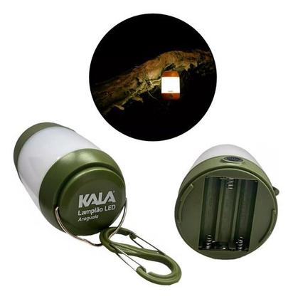 Imagem de Lampião Lanterna Camping Barraca Luz Pesca Trilha Cor Verde KALA