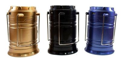 Imagem de Lampião Lanterna Luminária Carregador Solar Led 5800