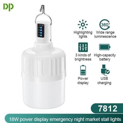 Imagem de Lampião Luminária 38W Recarregável Camping Barraca Pescaria