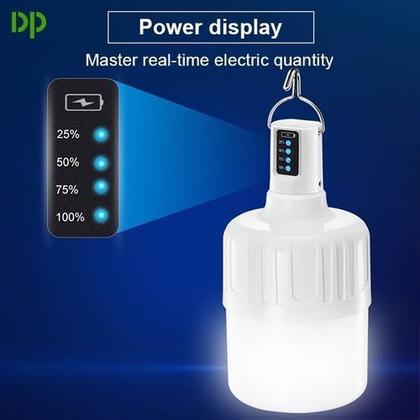 Imagem de Lampião Luminária 38W Recarregável Camping Barraca Pescaria