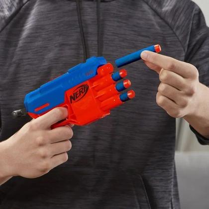 Imagem de Lança Dardos Nerf Alpha Strike Claw Dual QS-4 - Com 2 Lançadores e 10 Dardos - Hasbro - F2468